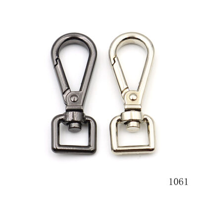 10mm Gun Metal Nickel Swivel Snap Hook Swivel Bag Snap Hook For Handbag Hardware Accessories