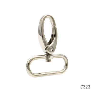 High Quality Standard Size Various Size Nickel Swivel Snap Hook Metal Clasp Hooks For Handbag Hardware