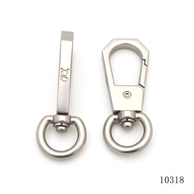 Hexagonal Faceted Swivel Snap Hook Premium Die-Cast Zinc Alloy Angular Trigger Clasp with 360° Swivel Ring for Luxury Handbag Keychain and Pet Collar Hardware