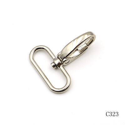 High Quality Standard Size Various Size Nickel Swivel Snap Hook Metal Clasp Hooks For Handbag Hardware
