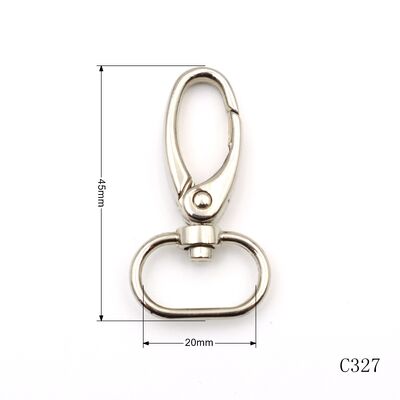 Gold Nickel 20mm Metal Swivel Snap Hook Metal Clasp Hooks For Handbag Hardware Accessories
