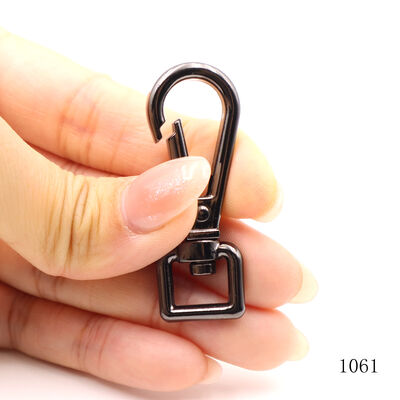 10mm Gun Metal Nickel Swivel Snap Hook Swivel Bag Snap Hook For Handbag Hardware Accessories