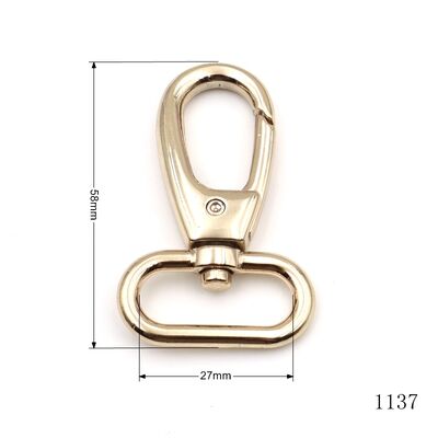 27mm Gold Snap Hook Swivel Bag Snap Hook For Handbag Hardware Accessories