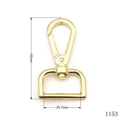 Quality Bag Parts Accessories 1"Inch Metal Swivel Snap Hook Metal Strap Swivel Hook for Leather Bags or Strap