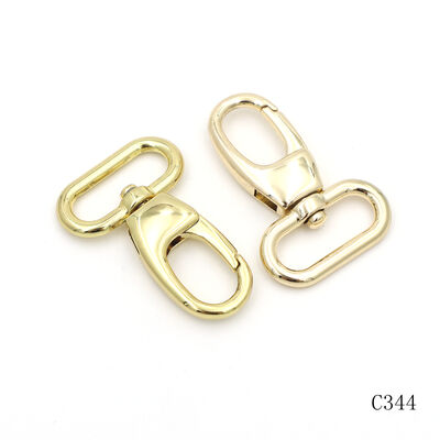 Gold Plated 26mm Bag Hook Clip Heavy Duty Swivel Hook Snap Hook For Bags