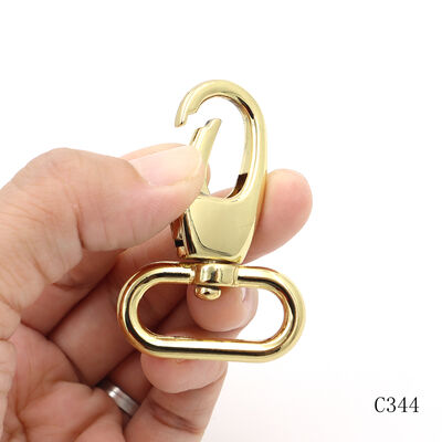 Gold Plated 26mm Bag Hook Clip Heavy Duty Swivel Hook Snap Hook For Bags