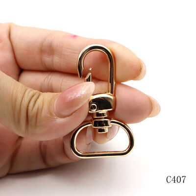 Gold Nickel 19mm Small Snap Hook For Bag Durable Bag Accessory Hook