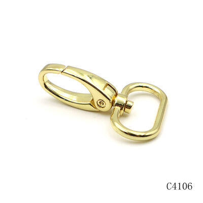 Bag Accessories Durable Metal Snap Hook 26mm Manufacturer Metal Carabiner Swivel Snap Hook Dog Clip