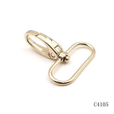 Top Quality 38mm Handbag Hook Clip Zinc Alloy Swivel Hook Snap Hook For Bags