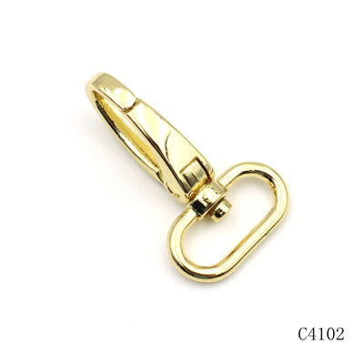 Bag Hardware Purse Metal Snap Hook 16mm Clip Metal Key Chain Clasp Carabiner Swivel Hook 