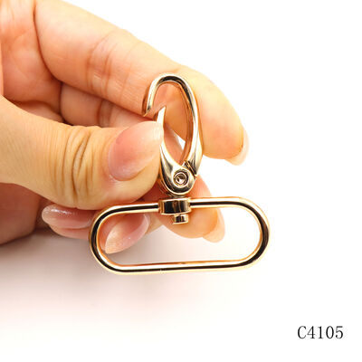 Top Quality 38mm Handbag Hook Clip Zinc Alloy Swivel Hook Snap Hook For Bags