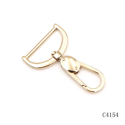 Gold Metal Swivel Snap Hook Clasp for Bags Custom Swivel Carabiner Hardware Manufacturer