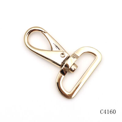 Wholesale Gold Swivel Snap Hook Clips for Bags Metal Carabiner Clasp Hardware Supplier