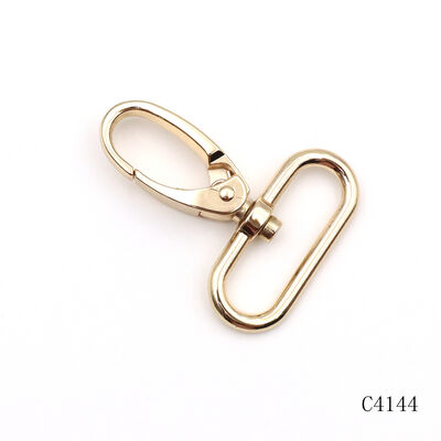 Gold Metal Swivel Snap Hook Alloy Swivel Carabiner Clasp Hook For Handbag Hardware Accessories