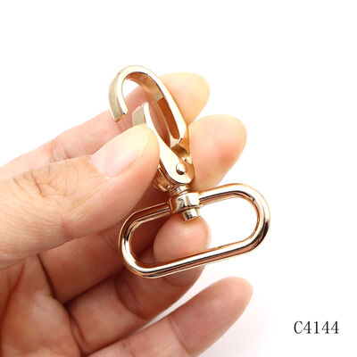 Gold Metal Swivel Snap Hook Alloy Swivel Carabiner Clasp Hook For Handbag Hardware Accessories
