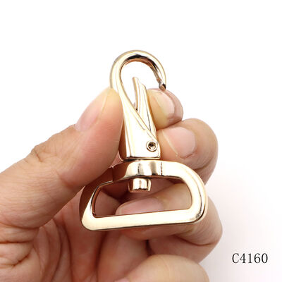 Wholesale Gold Swivel Snap Hook Clips for Bags Metal Carabiner Clasp Hardware Supplier
