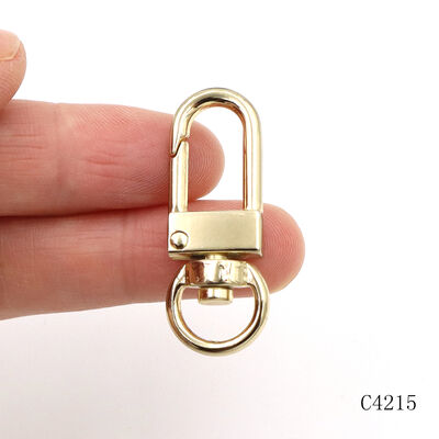 Metal Key Chain Clasp Small Metal Swivel Snap Hook Dog Clips Eco Friendly Hardware