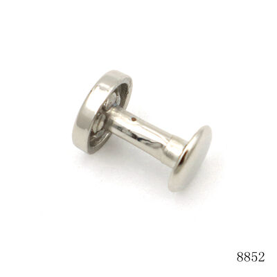 Bag Accessories Leather Decoration Metal Logo Rivet Customized Cap Rivet Stud for Leather Strap Hat Jeans Fittings 
