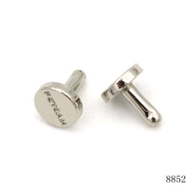 Bag Accessories Leather Decoration Metal Logo Rivet Customized Cap Rivet Stud for Leather Strap Hat Jeans Fittings 