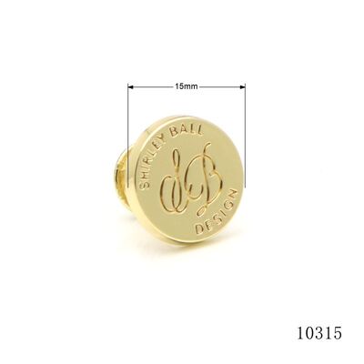 Quality Gold Plated Metal Logo Rivet Customized Cap Rivet Stud for Leather Strap Bag Accessories