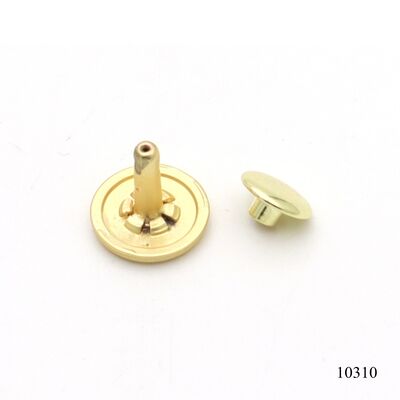 13mm Matt Gold Logo Engraved Metal Rivets Custom Logo Cap Rivets Zinc Alloy Rivet For Leather Bag Accessories