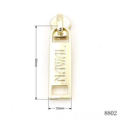 Handbag Hardware Accessories Custom Logo Engraved Zipper Puller New Design  Metal Zip Pull Tag 
