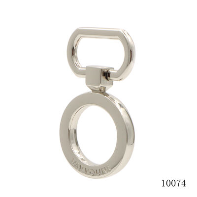 Premium Heavy Duty Rotate Ring Connector Custom Logo High End Snap Hook Clasp Buckle Bag Hardware Fittings 