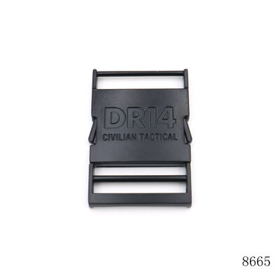 Matte Black Safety Metal Release Buckle Dog Collar Quick Release Buckle Bag Metal Lock Closure Buckle