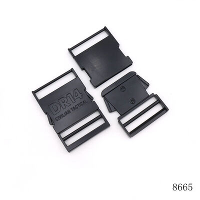 Matte Black Safety Metal Release Buckle Dog Collar Quick Release Buckle Bag Metal Lock Closure Buckle
