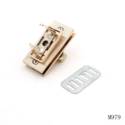 Bag Accessories Metal Lock Closure Quality Zinc Alloy Metal Turn Lock Twist Lock for Handbag Purse