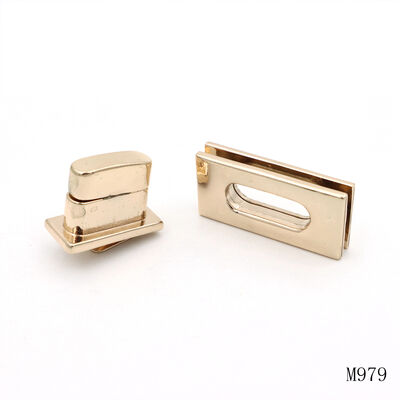 Bag Accessories Metal Lock Closure Quality Zinc Alloy Metal Turn Lock Twist Lock for Handbag Purse
