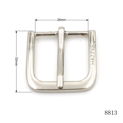 High Quality Custom Logo Engraved Pin Buckle Bar Buckle For Handbags Hardware Accessories