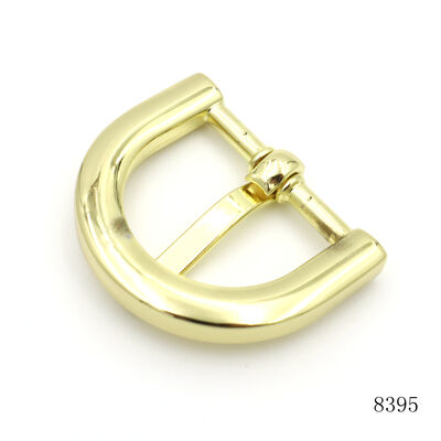 Yellow Gold Custom Logo Engraved Pin Buckle Zinc Alloy Pin Slider Buckle For Handbags Hardware Accessories