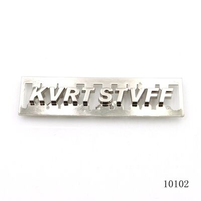 Premium Metal Letter Logo for Bag Accessories Custom Separate Letter Logo Label