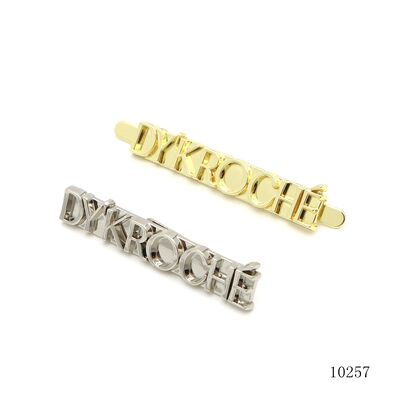 Quality Metal Brand Logo Nameplate Bag Customized Logo Label Accessories