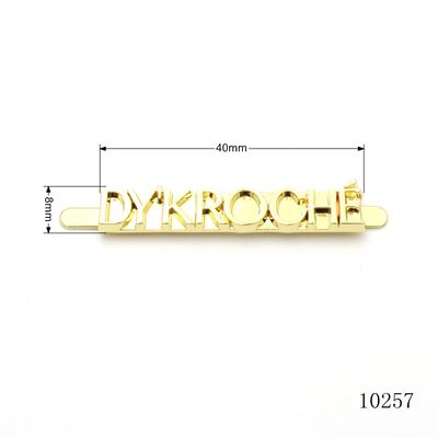 Quality Metal Brand Logo Nameplate Bag Customized Logo Label Accessories