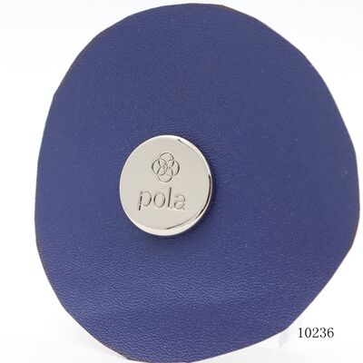 Nickel 20mm Metal Logo Plate Custom Engraved Logo Metal Label For Handbag Hardware Accessories
