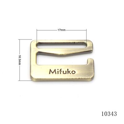 Quality Bikini Metal Connector E Buckle Custom Logo Engraved Adjust Buckle Accessories