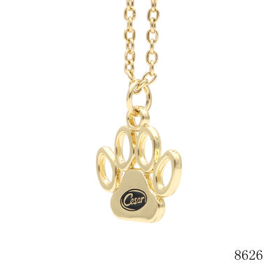 Pet Collar Accessories Metal Label Charm Tag Custom Engraved Logo Hang Tag for Decorations