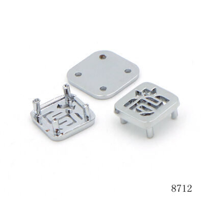 Small Bag Cap Purse Metal Label Logo Custom Metal Hollow Out Logo Tag for Decorations