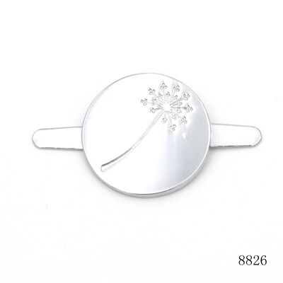 25mm Circle Metal Logo Bag Hardware Logo Plate Custom Engraved Metal Label Plate for Leather Handbags