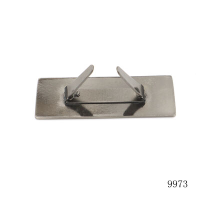 Bag Accessories Metal Logo Nameplate Custom Metal Logo Label Quality Bag Brand Name Tag Label