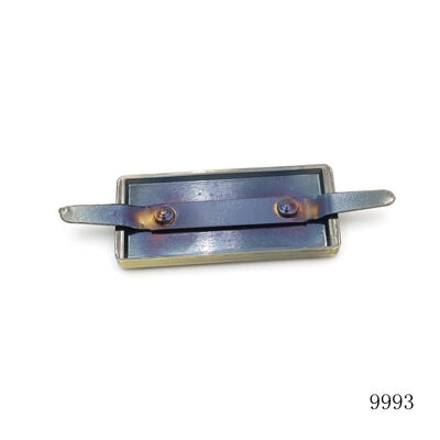 Quality Brush Antique Brass Metal Name Plate Custom Logo Label for Bag Accessories