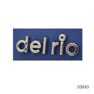Custom Small Metal Letter Logo for Bags | Zinc Alloy Bag Hardware