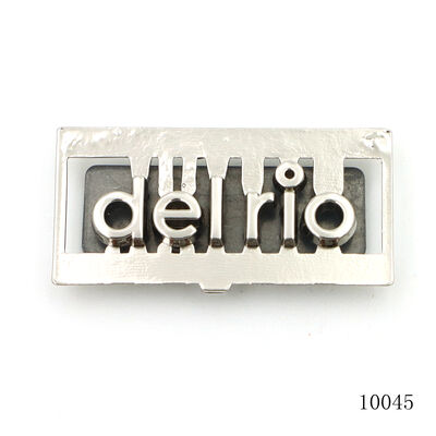 Custom Small Metal Letter Logo for Bags | Zinc Alloy Bag Hardware