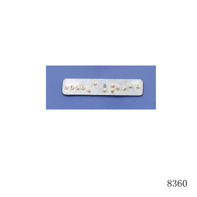 Handbag Hardware Metal Label Logo Custom Metal Letter Logo Plate for Fashion Bag Parts Accessories