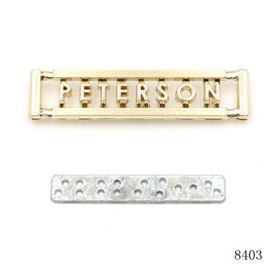 Personalized Brand Metal Label Logo Plate Separate Letter Label Metal Corrosion Resistant Metal Letter Tags