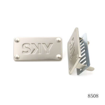 Bag Hardware Logo Name Plate Handbag Logo Label Custom Metal Logo Plate Bag Label