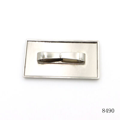 Wholesale Custom Lady Handbag Metal Logo Custom Bag Metal Engraved Logo Plate