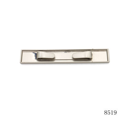 Bag Accessories Metal Logo Nameplate Custom Rectangle Metal Logo Label Quality Bag Plate